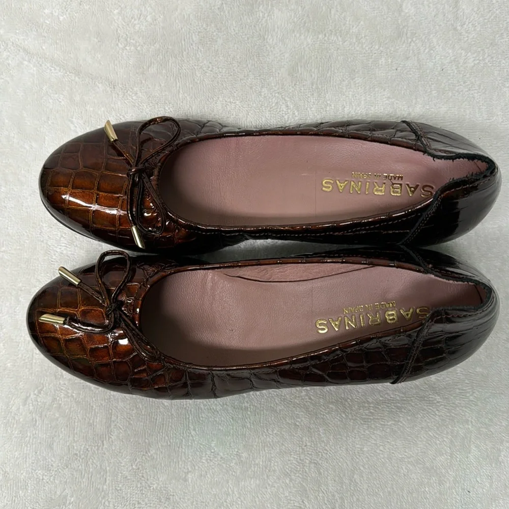 Sabrinas Brown‎ Alligator Pumps Size 40 or US 9.5-10